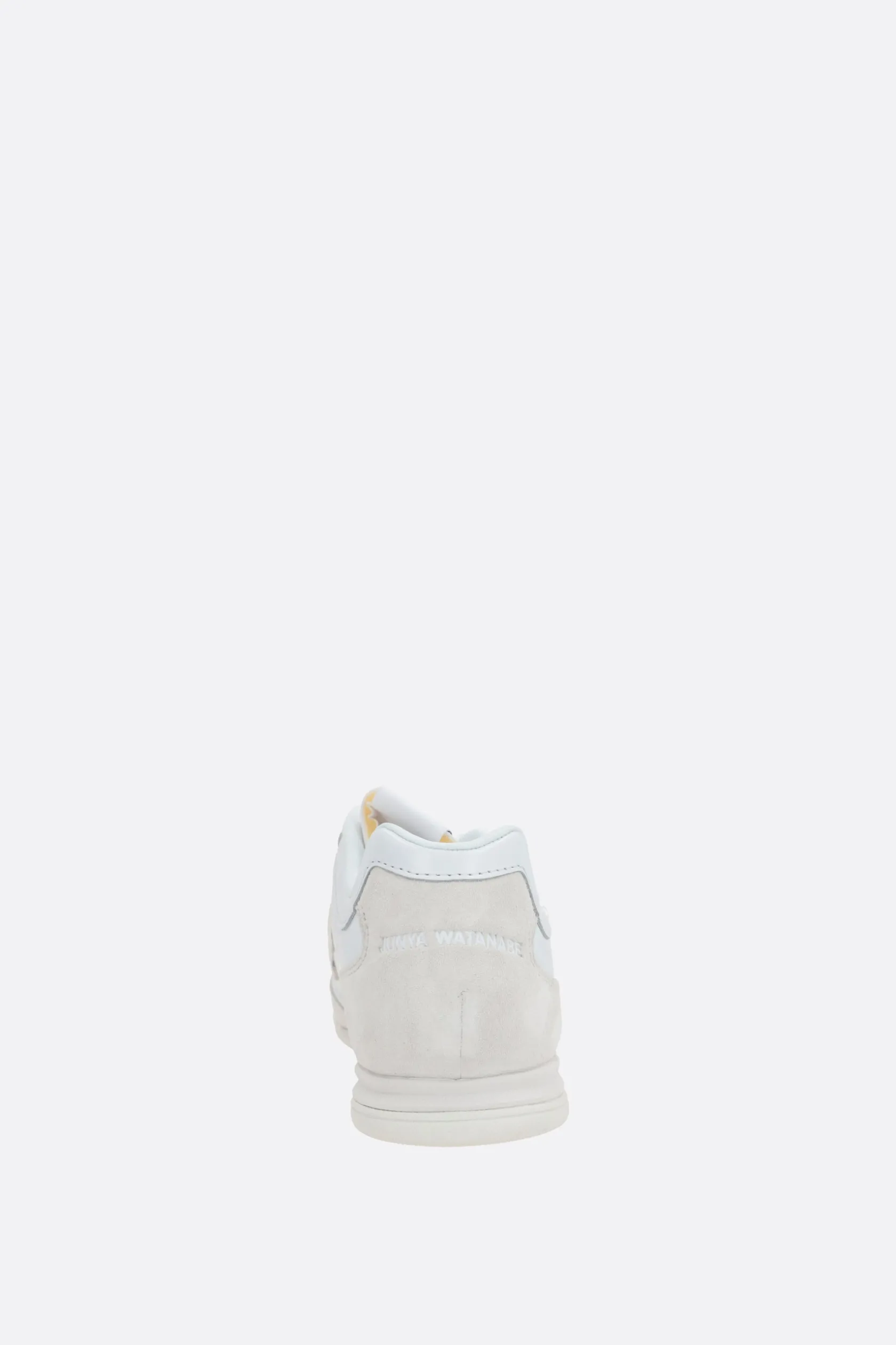 Sneakers>JUNYA WATANABE sneaker RC42 in pelle liscia e suede Bianco