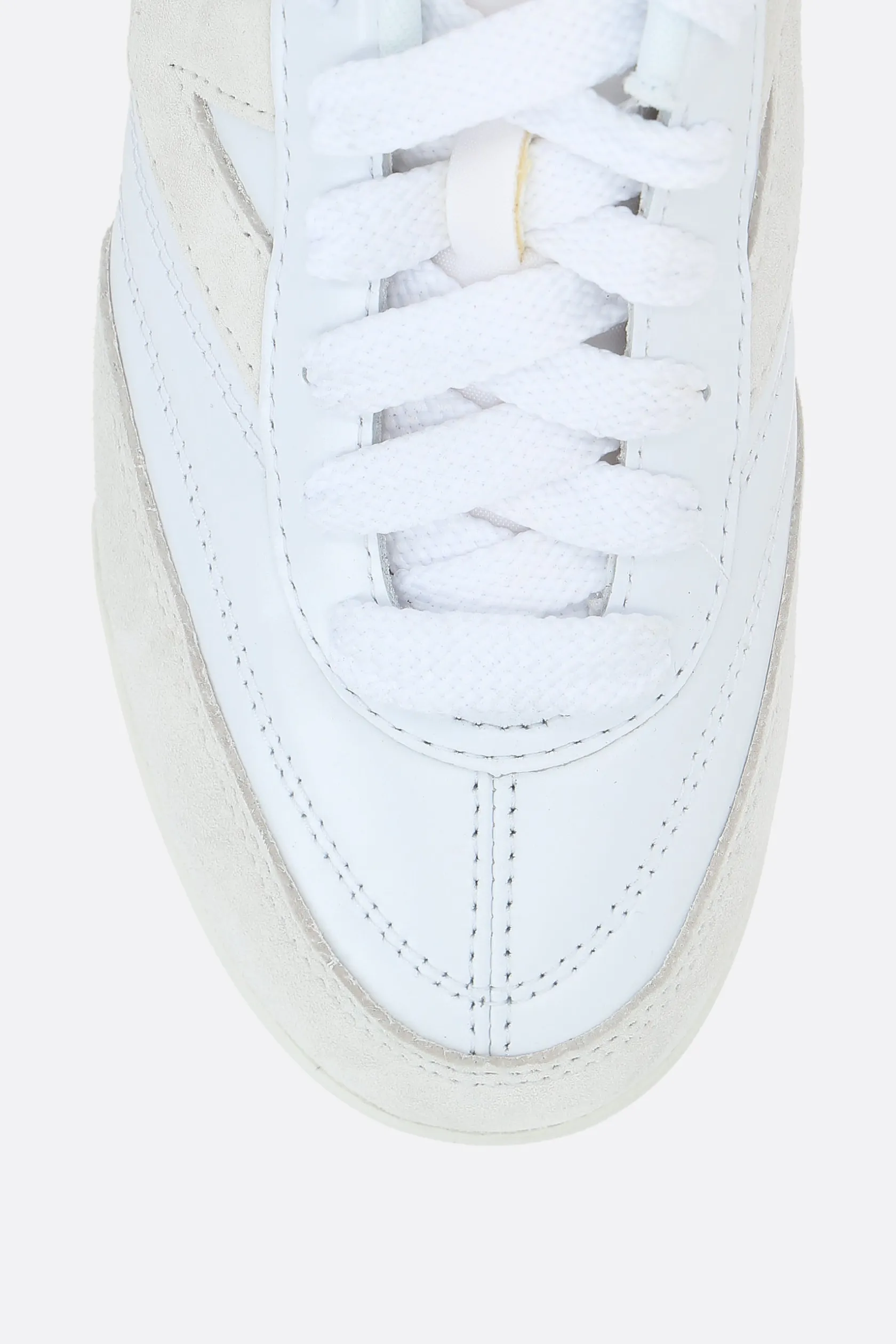 Sneakers>JUNYA WATANABE sneaker RC42 in pelle liscia e suede Bianco
