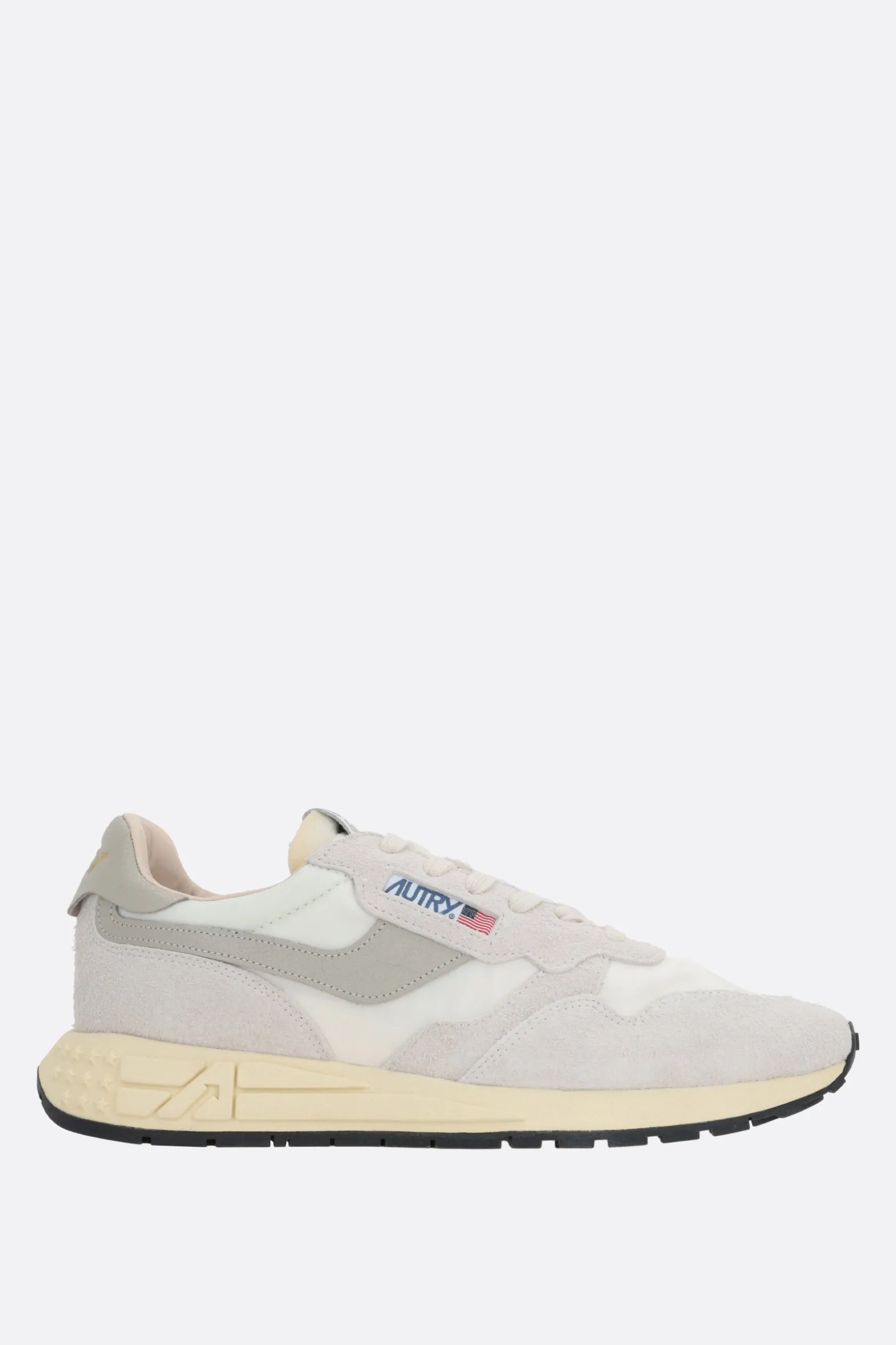 Sneakers>AUTRY sneaker Reelwind in nylon e suede Bianco