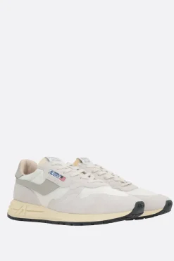 Sneakers>AUTRY sneaker Reelwind in nylon e suede Bianco