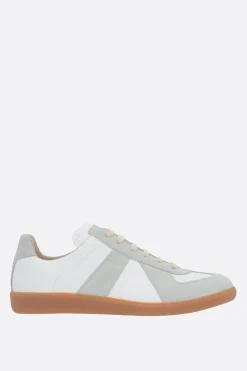 Sneakers>MAISON MARGIELA sneaker Replica in pelle liscia e suede Bianco