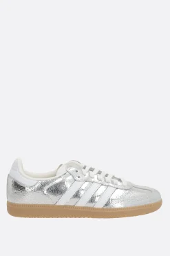 Sneakers>ADIDAS sneaker Samba OG in pelle laminata Argento