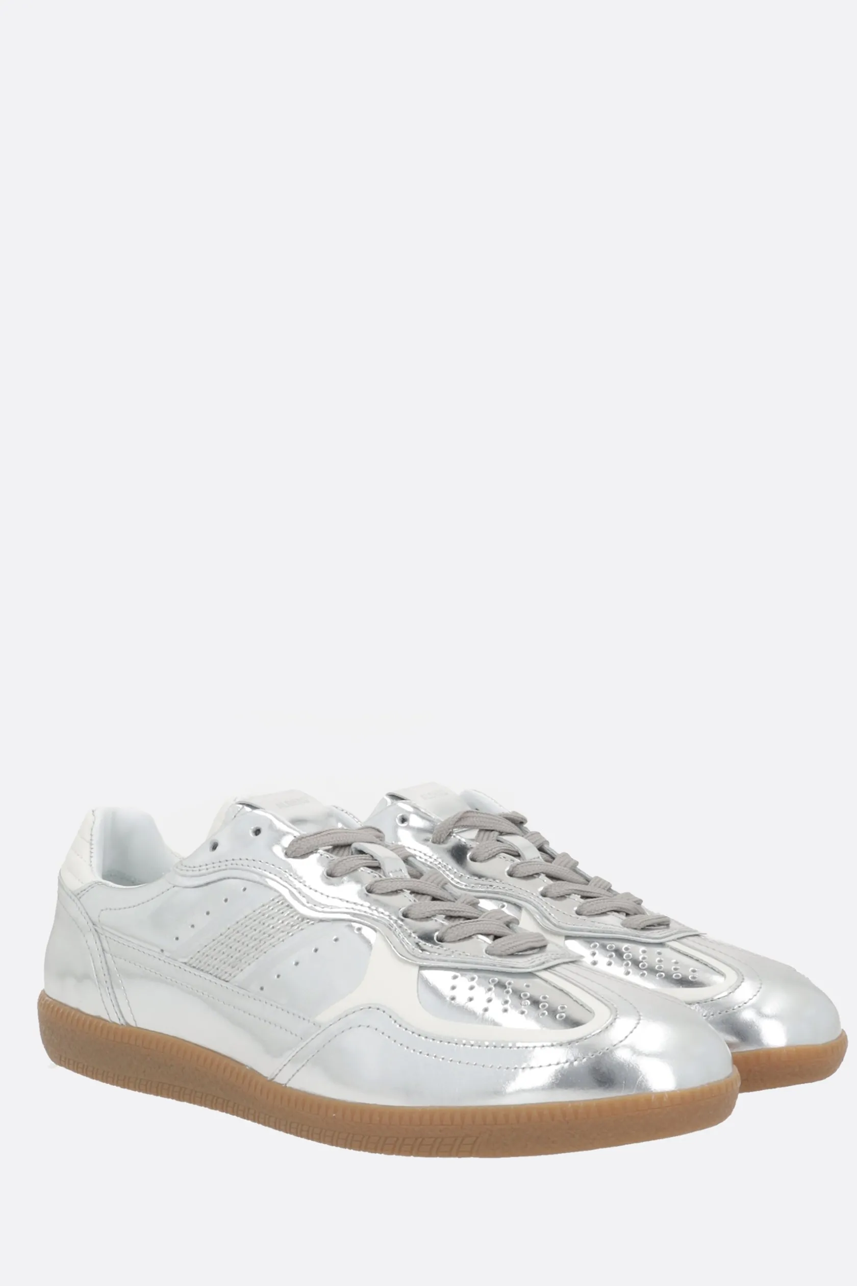Sneakers>ALOHAS sneaker tb.490 in pelle laminata Argento