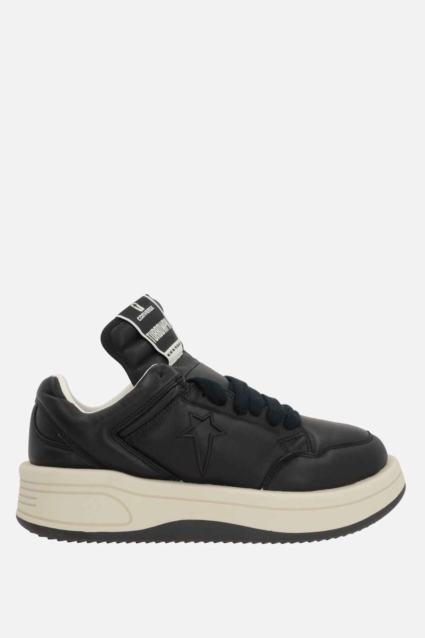 Sneakers>CONVERSE X DRKSHDW sneaker Turbowpn OX in pelle liscia Nero