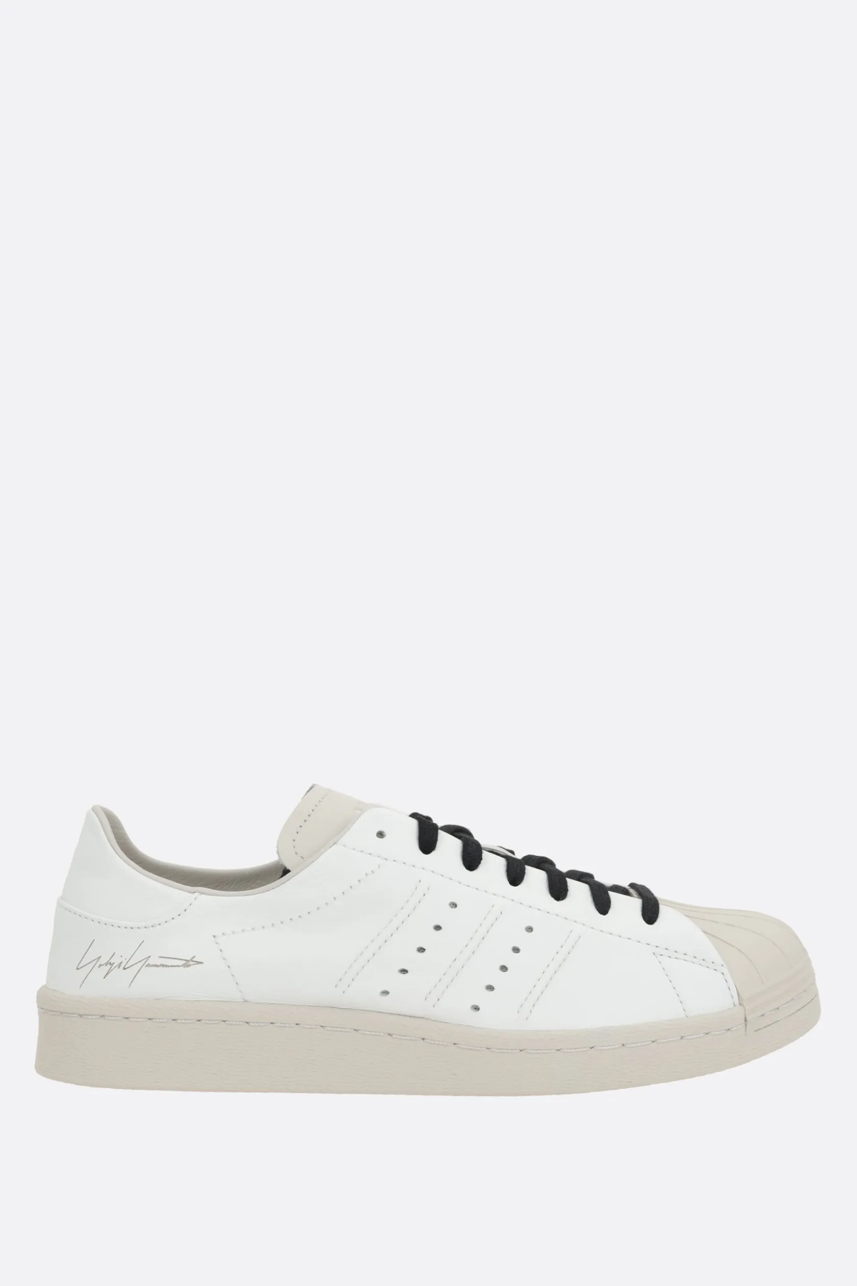 Sneakers>Y-3 sneaker Superstar in pelle liscia Bianco