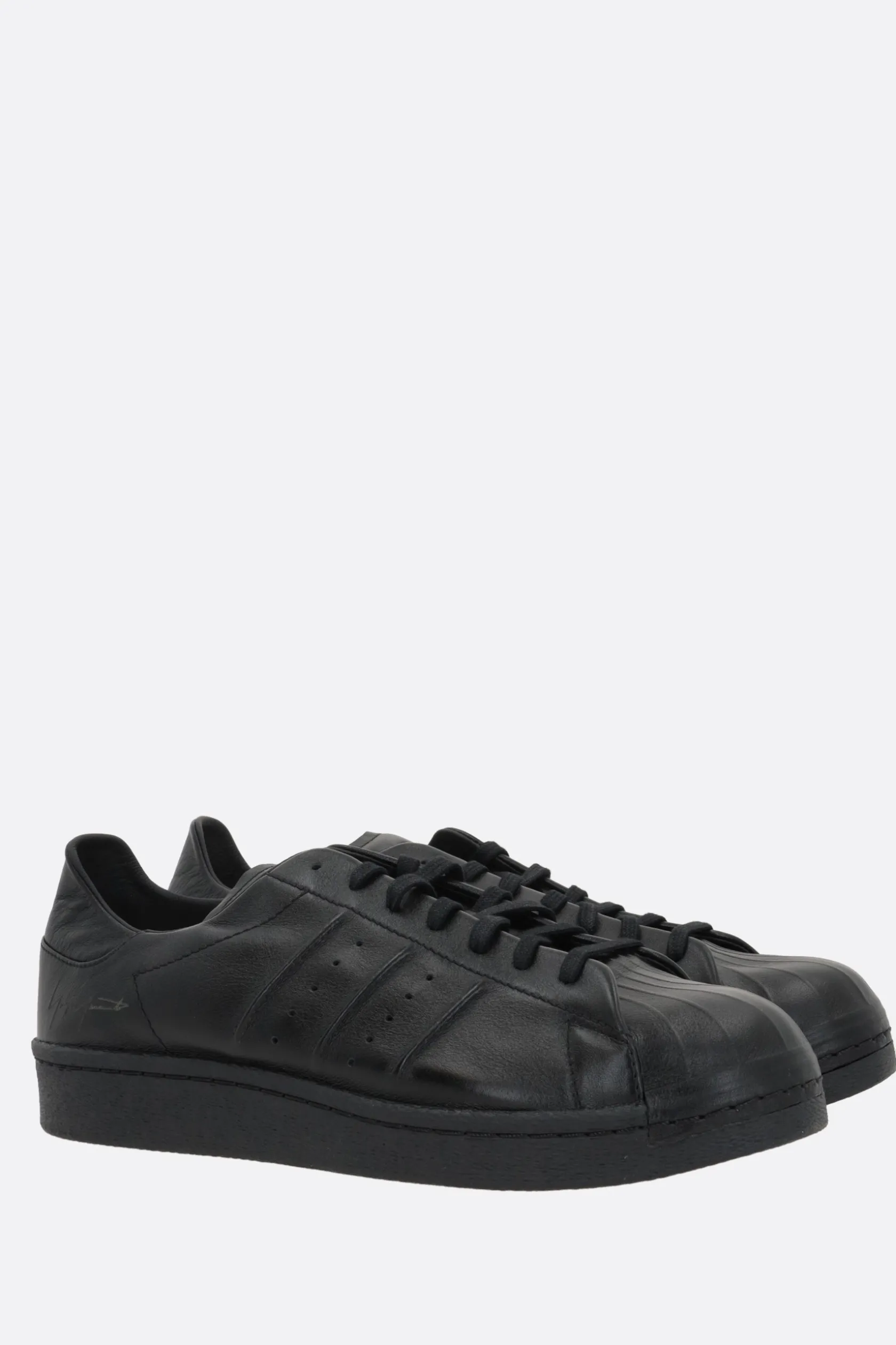 Sneakers>Y-3 sneaker Superstar in pelle liscia Nero