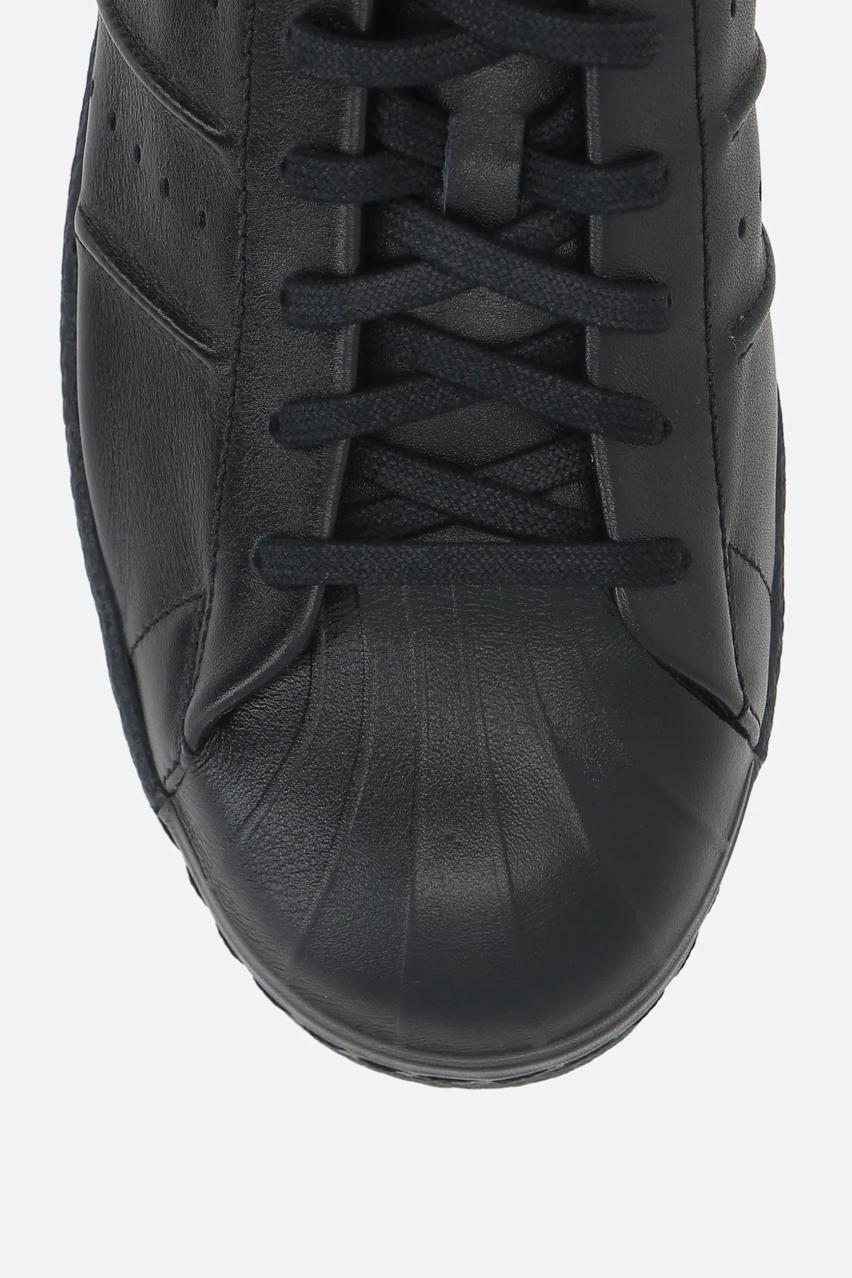 Sneakers>Y-3 sneaker Superstar in pelle liscia Nero
