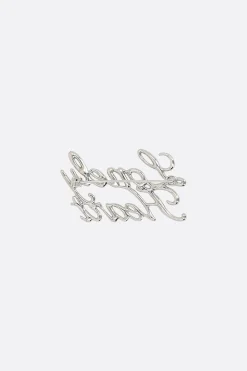 Accessori Da Indossare>JIL SANDER spilla Lonely Heart in ottone Argento