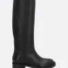 Stivali>SANTONI X 10 CORSO COMO stivale in pelle liscia Nero