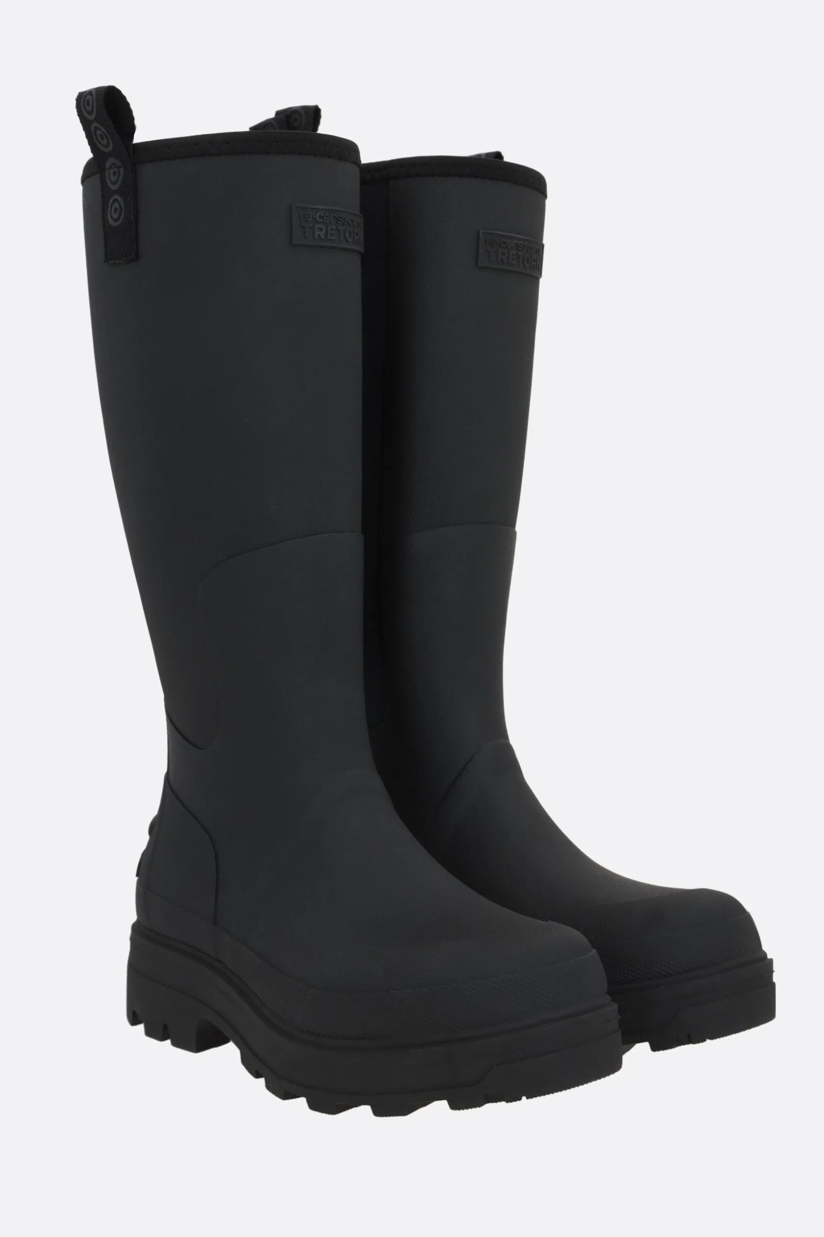 Stivali>TRETORN X 10 CORSO COMO stivale per la pioggia Bryum in gomma e neoprene Nero