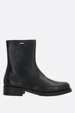 Stivali>OUR LEGACY stivaletto Camion in pelle liscia Nero