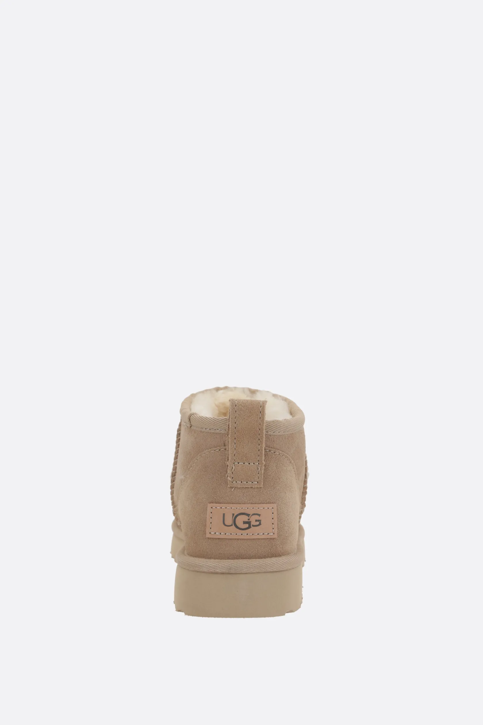 Stivali>UGG stivaletto Classic Ultra Mini in suede Neutro
