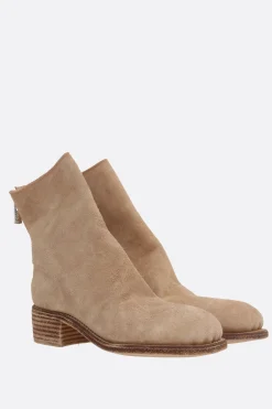 Stivali>GUIDI stivaletto in suede Neutro