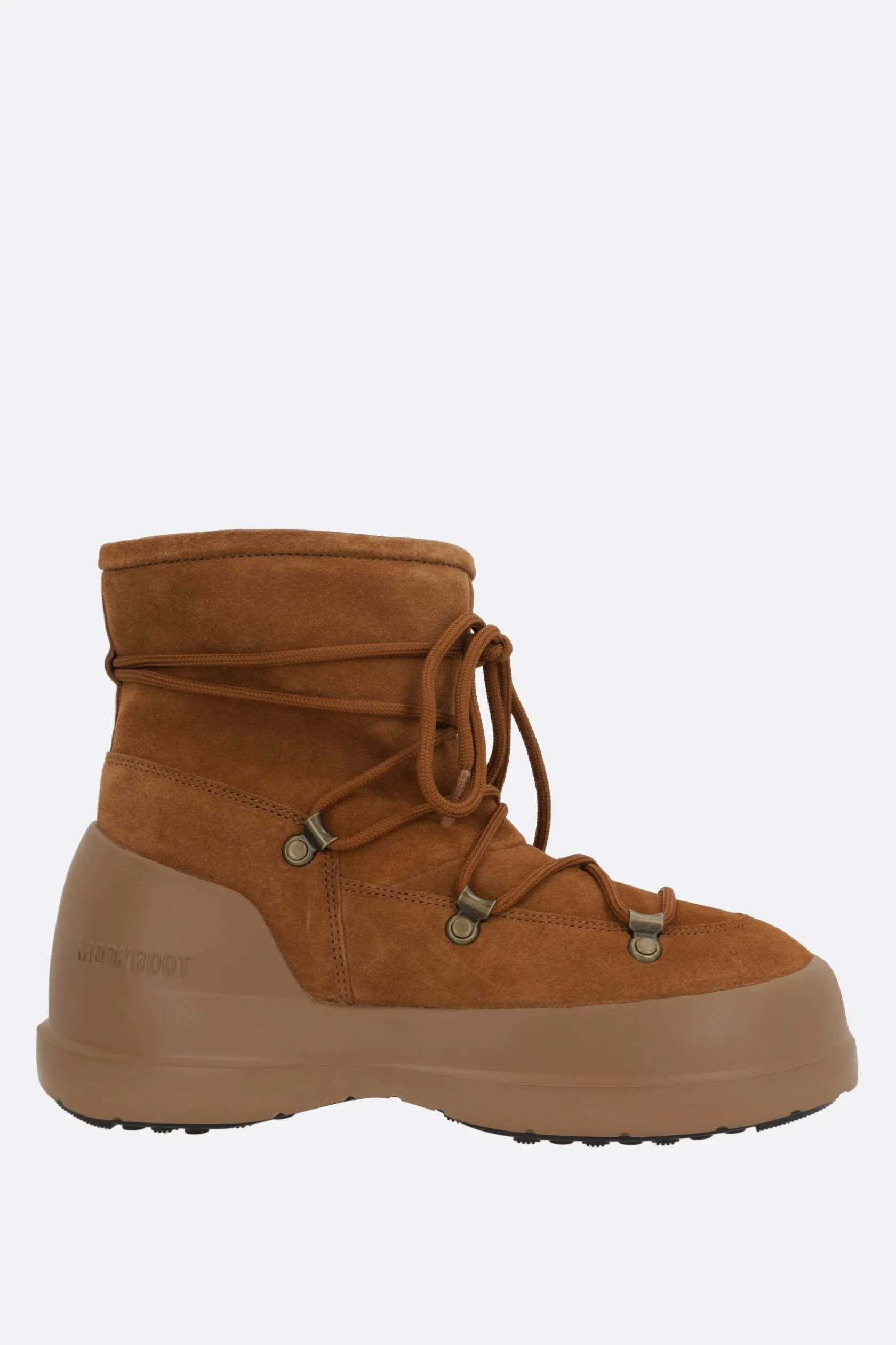 Stivali>MOON BOOT stivaletto MB Luna in suede Marrone