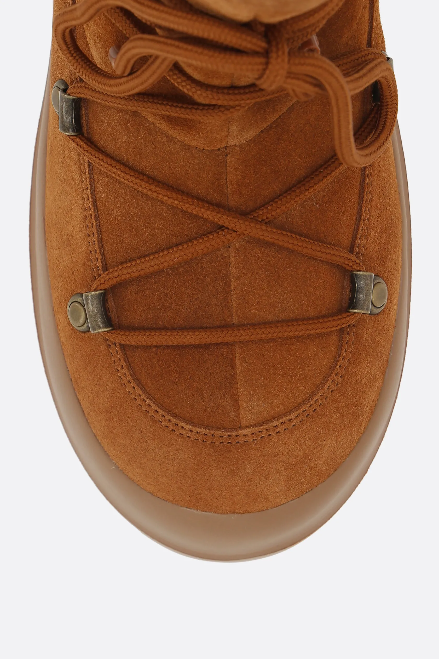 Stivali>MOON BOOT stivaletto MB Luna in suede Marrone