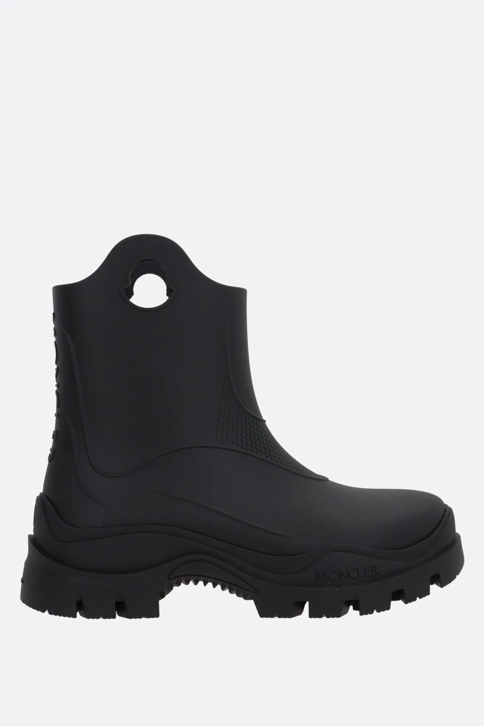 Stivali>MONCLER stivaletto per la pioggia Misty in gomma Nero