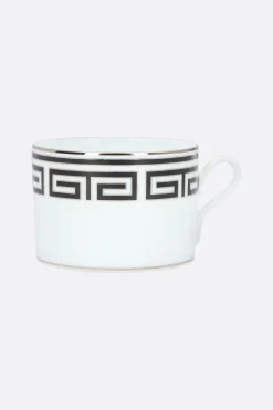 Lifestyle>GINORI 1735 tazza té Labirinto in porcellana Nero