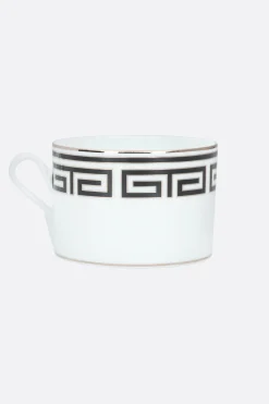 Lifestyle>GINORI 1735 tazza té Labirinto in porcellana Nero