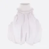 Topwear>DURAN LANTINK top a palloncino in canvas di cotone Bianco