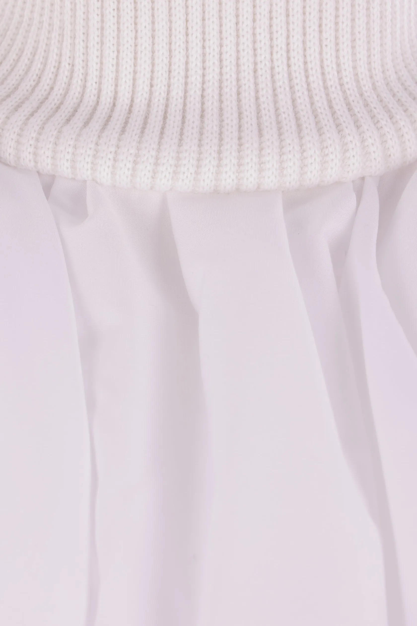 Topwear>DURAN LANTINK top a palloncino in canvas di cotone Bianco