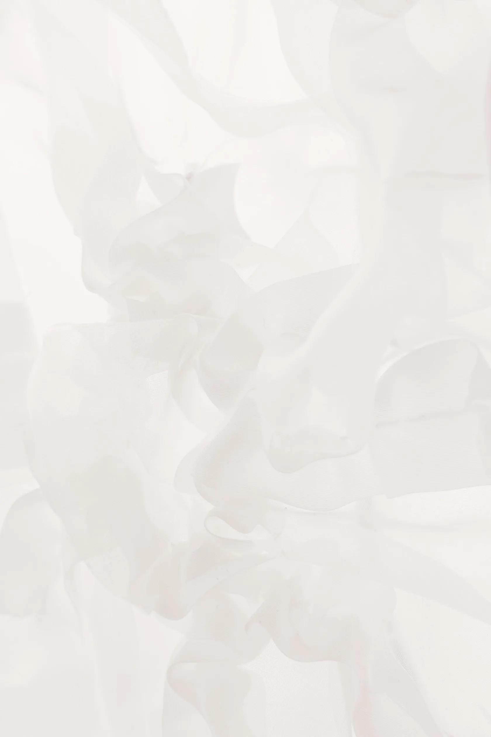 Topwear>ROISIN PIERCE top asimmetrico in organza con nastri Bianco