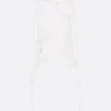 Topwear>ANN DEMEULEMEESTER top asimmetrico Vepa in seta Bianco