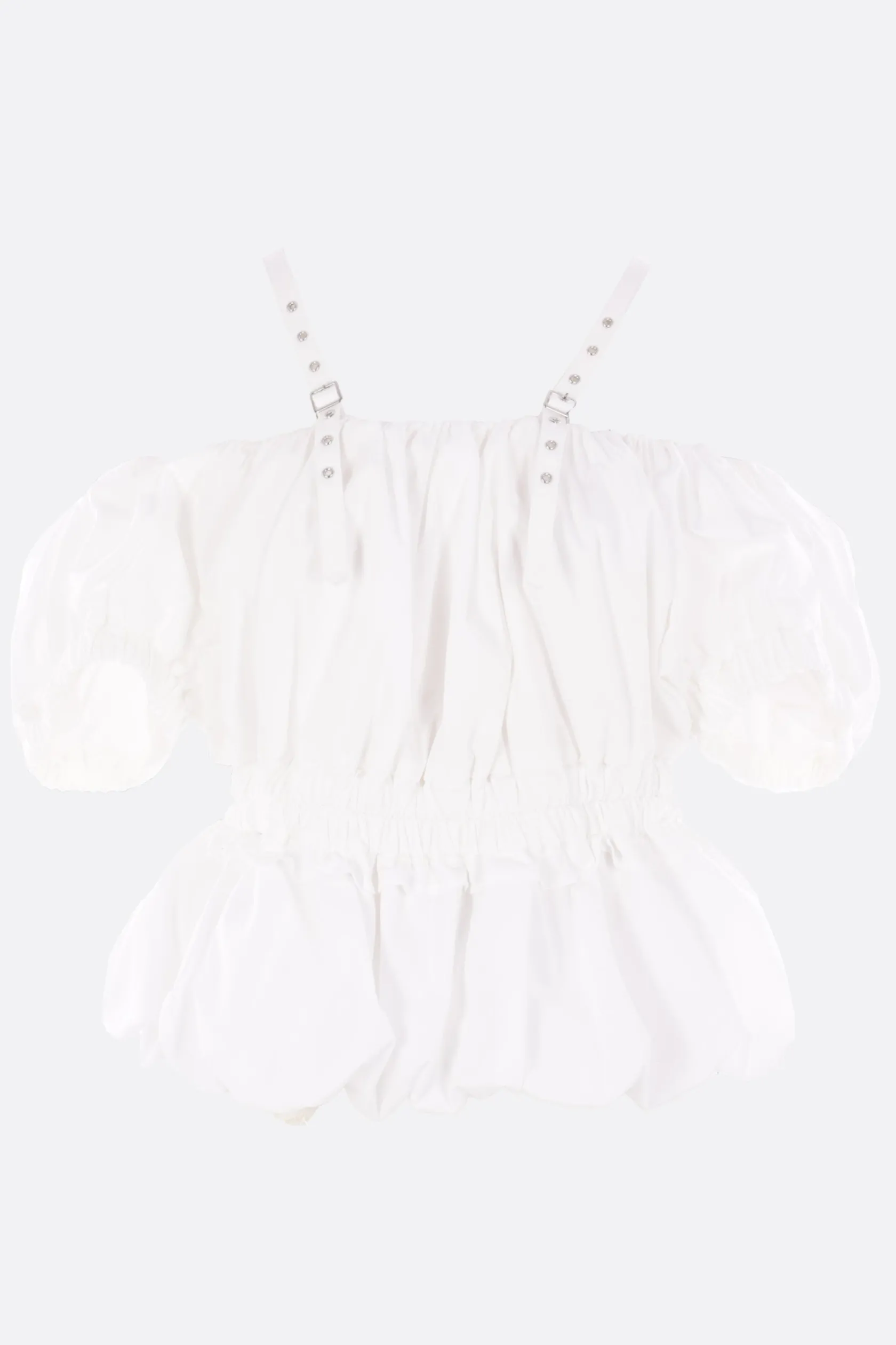 Topwear>NOIR KEI NINOMIYA top balloon in popeline Bianco