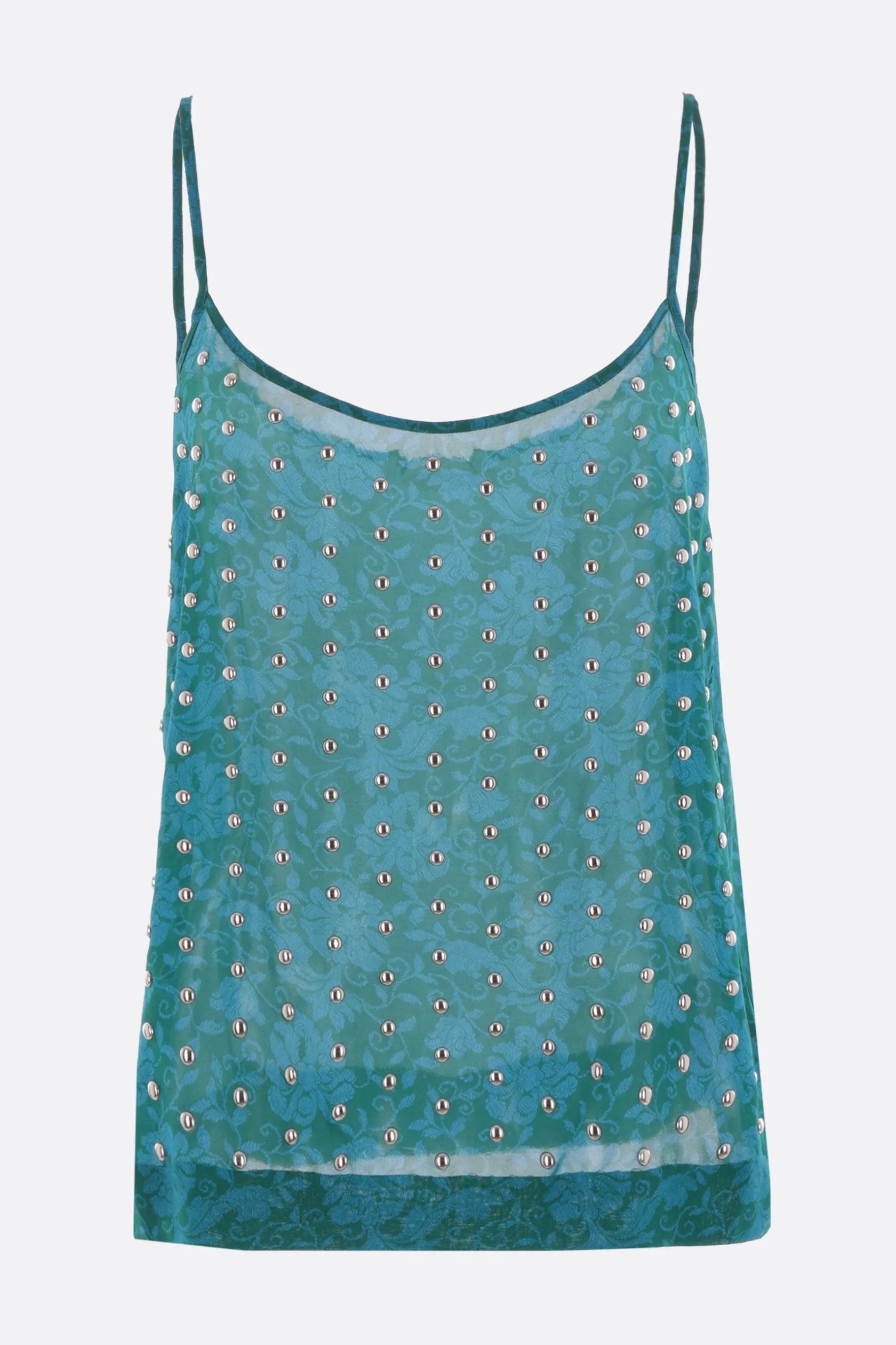 Topwear>DRIES VAN NOTEN top Calipso in viscosa stampata Blu