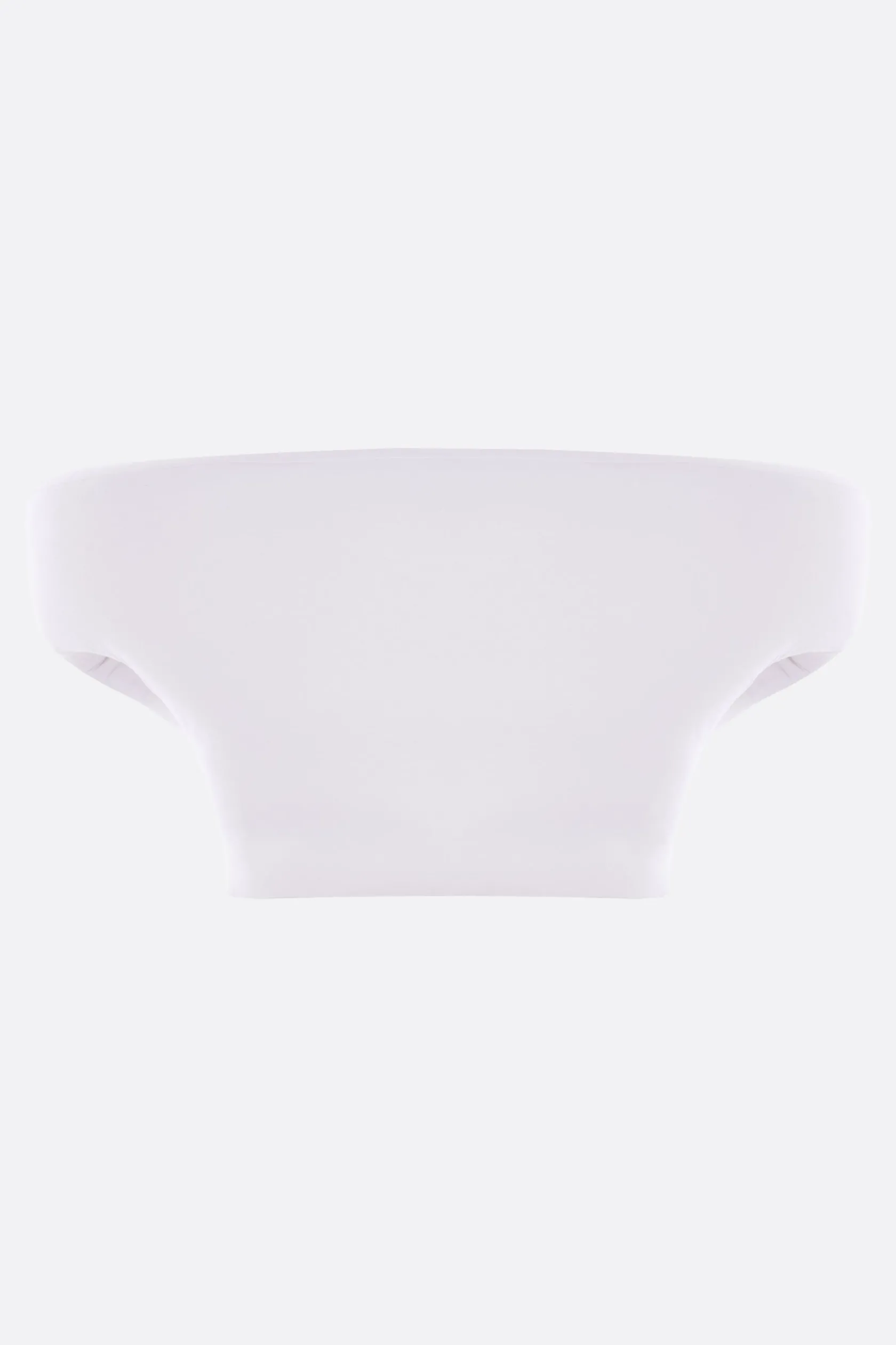Topwear>DURAN LANTINK top off-the shoulder in jersey imbottito Bianco