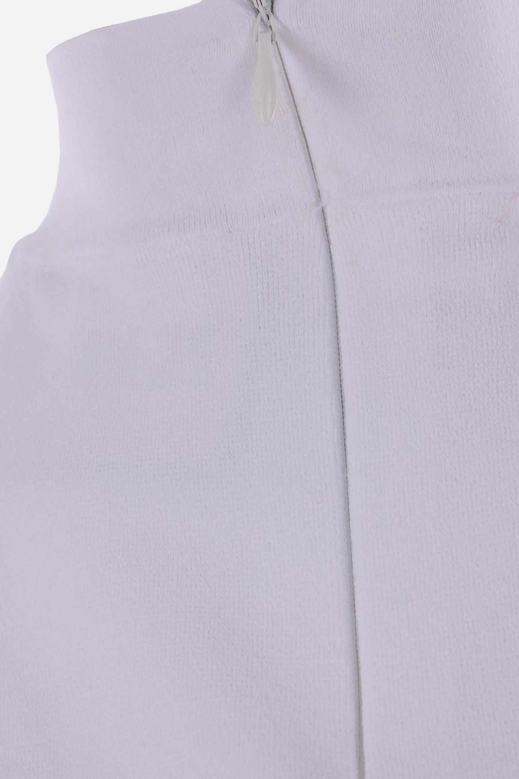 Topwear>PLAN C top smanicato in jersey stretch Bianco