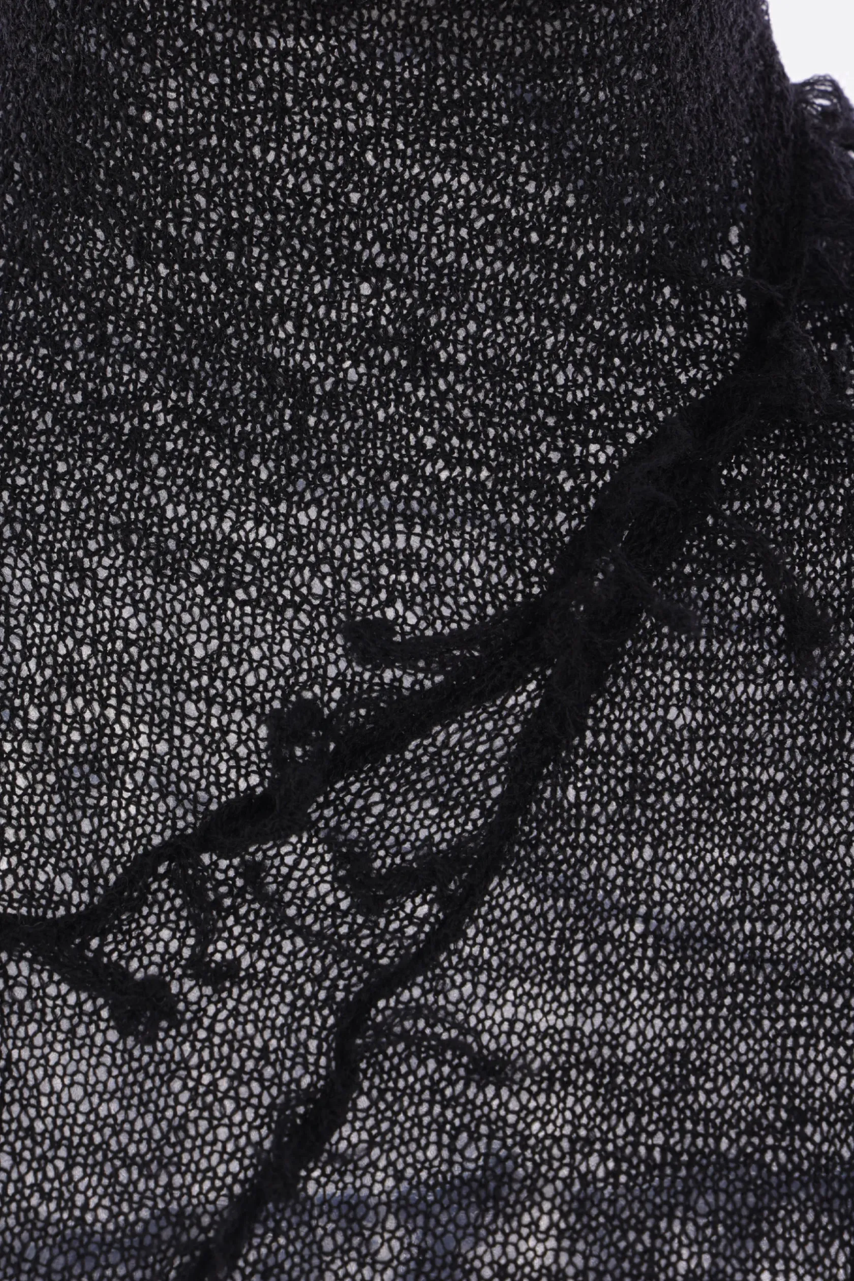 Topwear>YEHUAFAN top smanicato in lana Nero