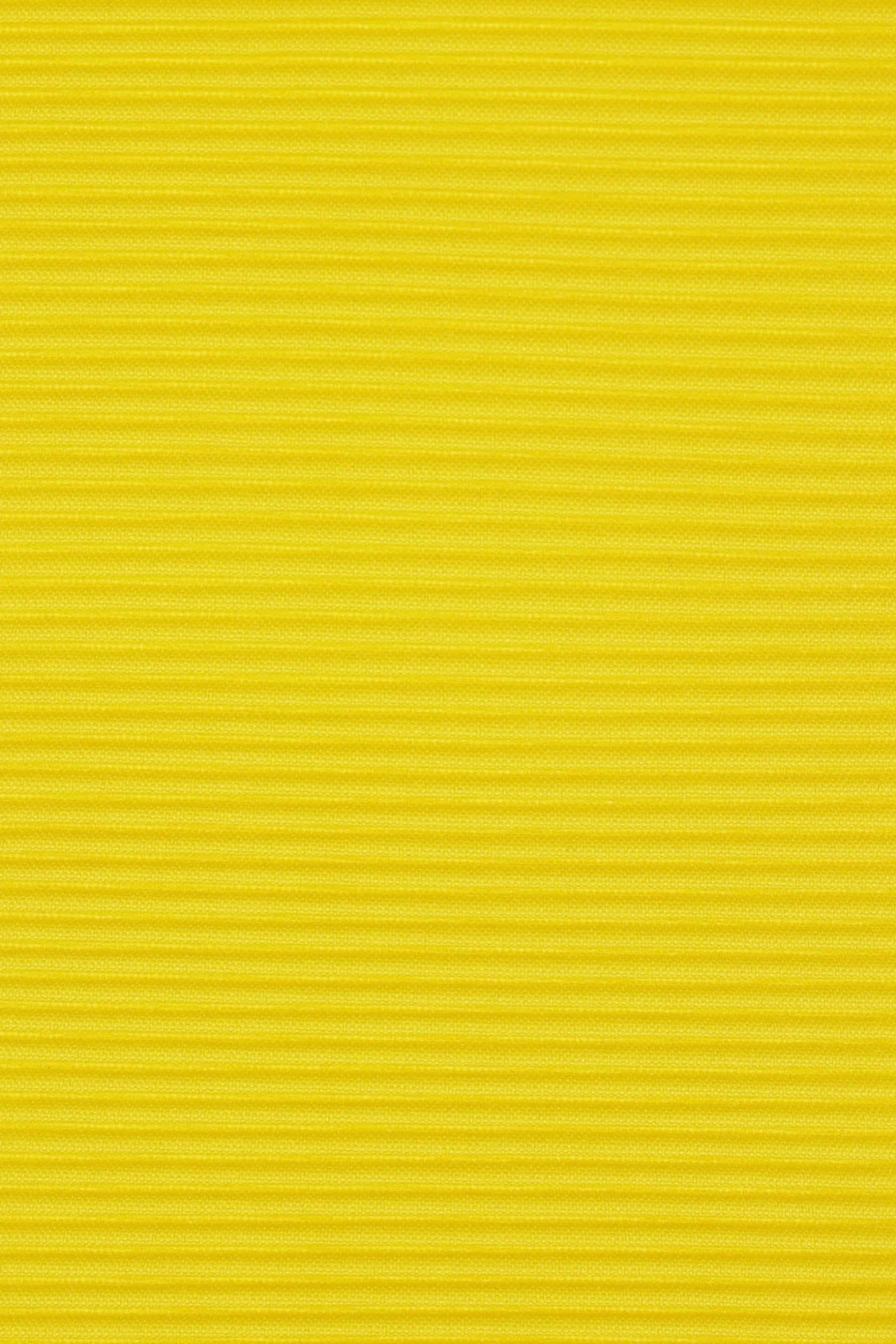 Topwear>MELITTA BAUMEISTER top smanicato in tessuto plissé ondulato Giallo