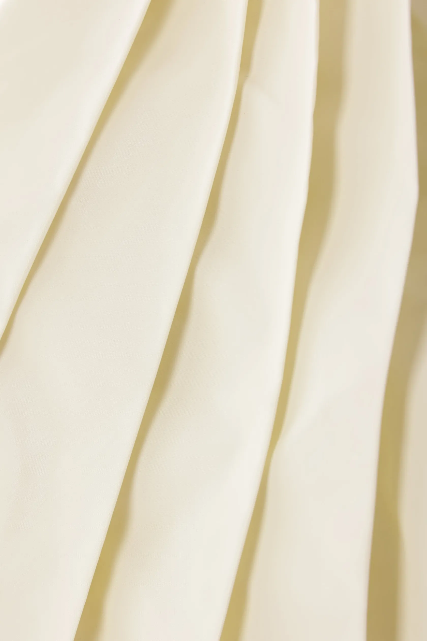 Topwear>MARIA CALDERARA top smanicato Origami in taffetà Bianco