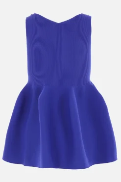 Topwear>CFCL top smanicato Pottery in maglia stretch Blu