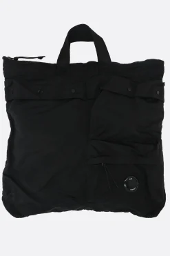 Borse A Mano>C.P. COMPANY tote B Lens in nylon Nero