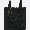 Borse A Mano>CHLOÉ tote Summer Banana in rafia Nero