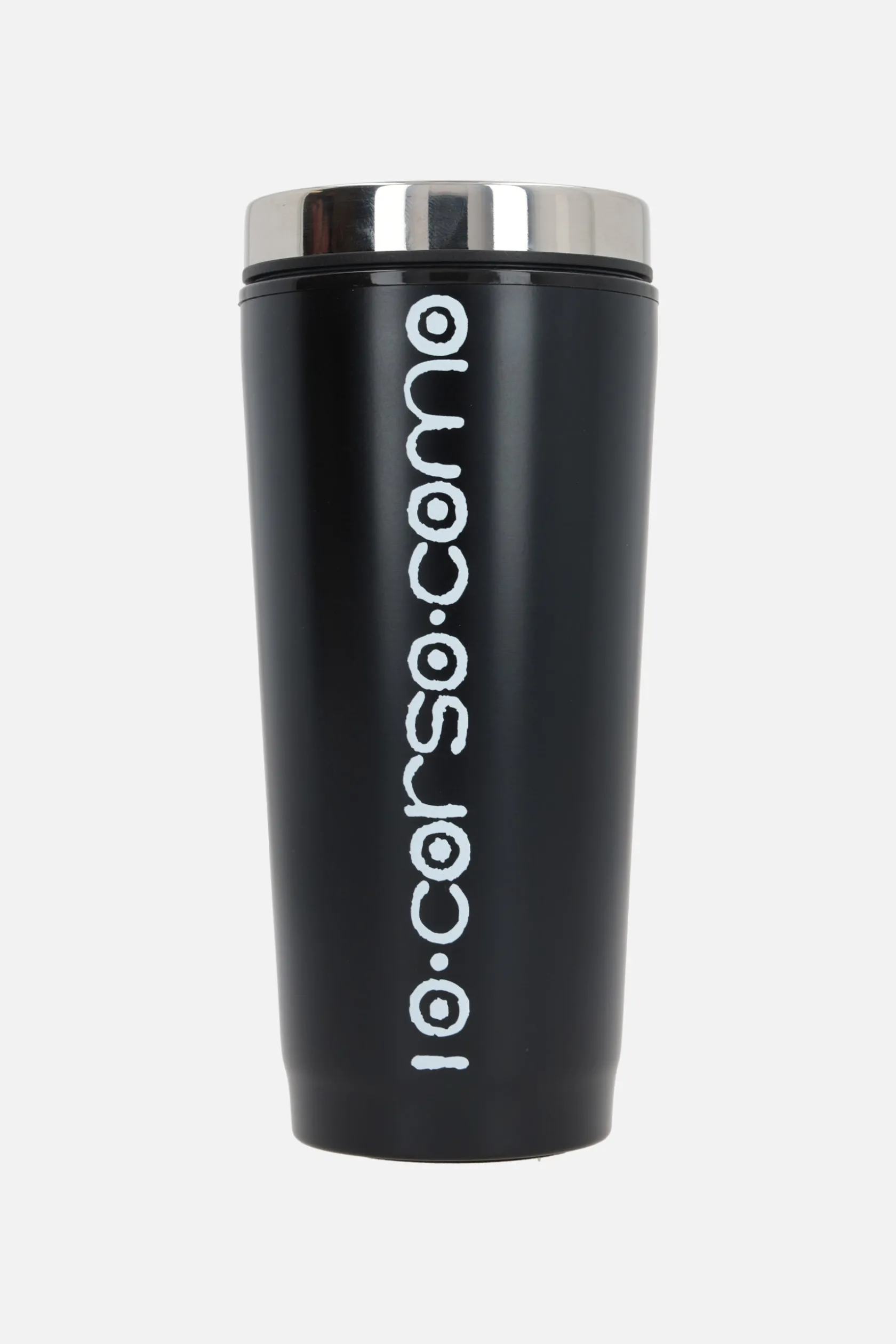 Lifestyle>10 CORSO COMO travel mug in acciaio inossidabile stampa logo Nero