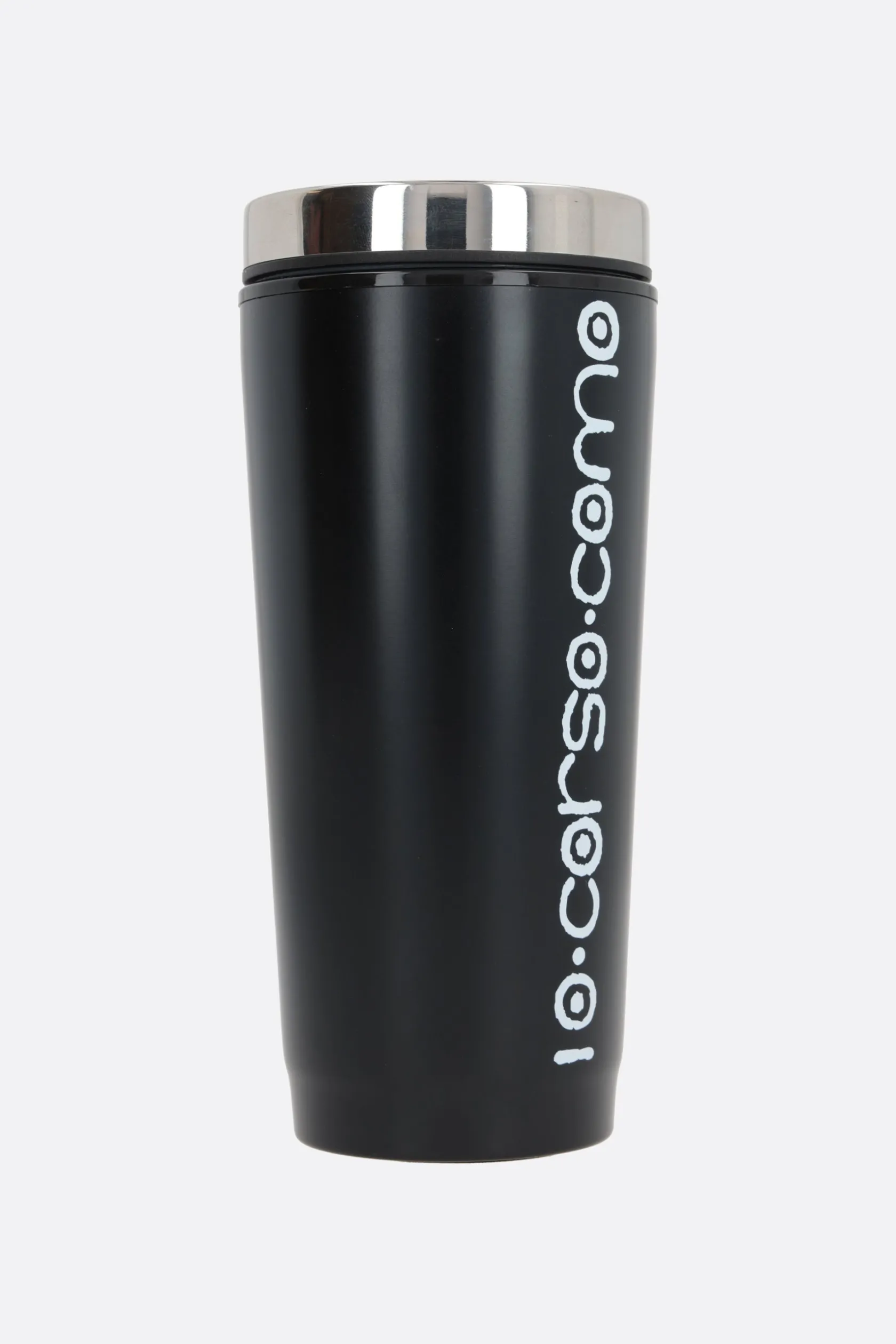 Lifestyle>10 CORSO COMO travel mug in acciaio inossidabile stampa logo Nero