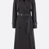 Capispalla>DRIES VAN NOTEN trench doppiopetto Risto in cotone Grigio