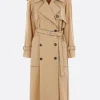 Capispalla>DRIES VAN NOTEN trench doppiopetto Risto in cotone Neutro