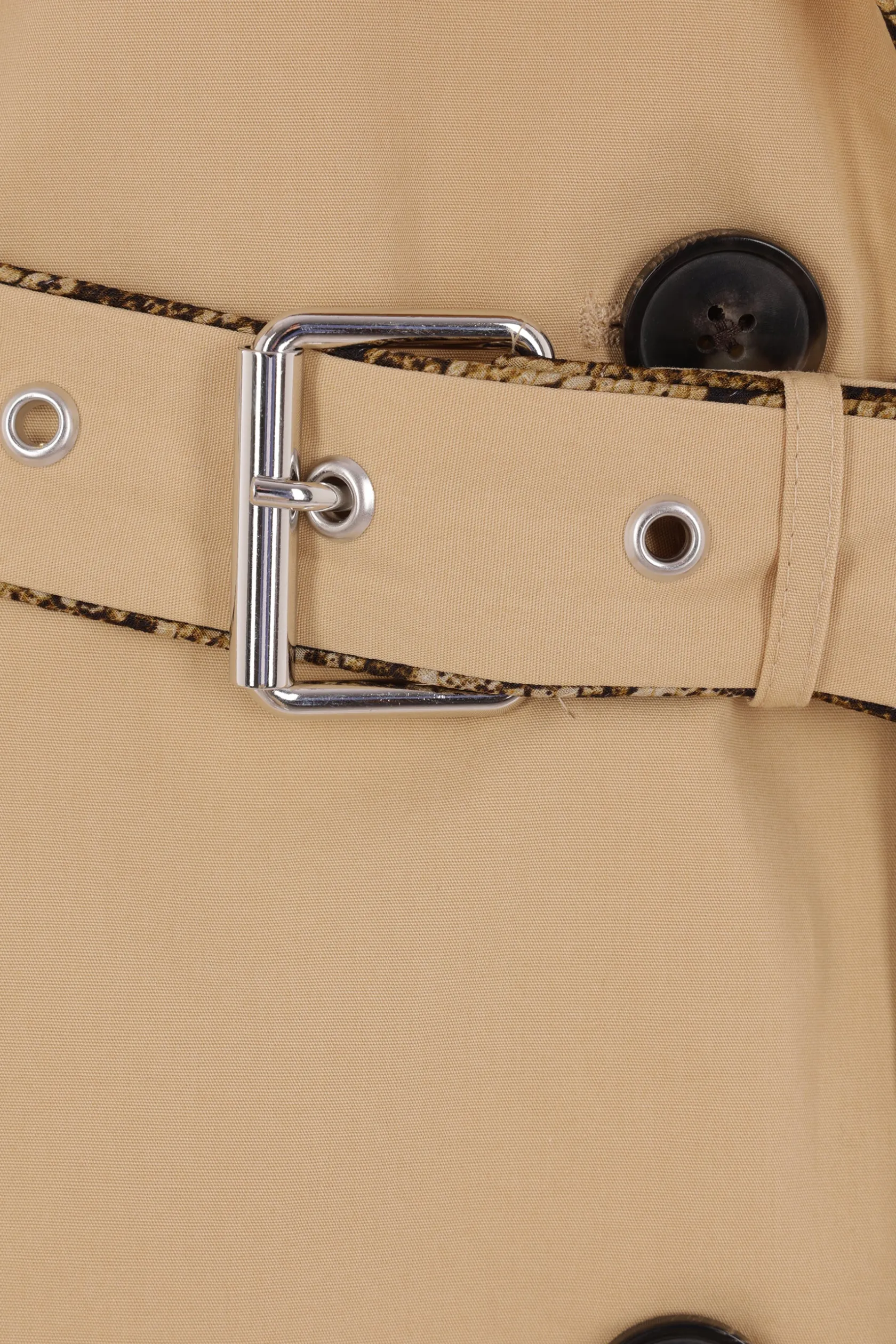 Capispalla>DRIES VAN NOTEN trench doppiopetto Risto in cotone Neutro