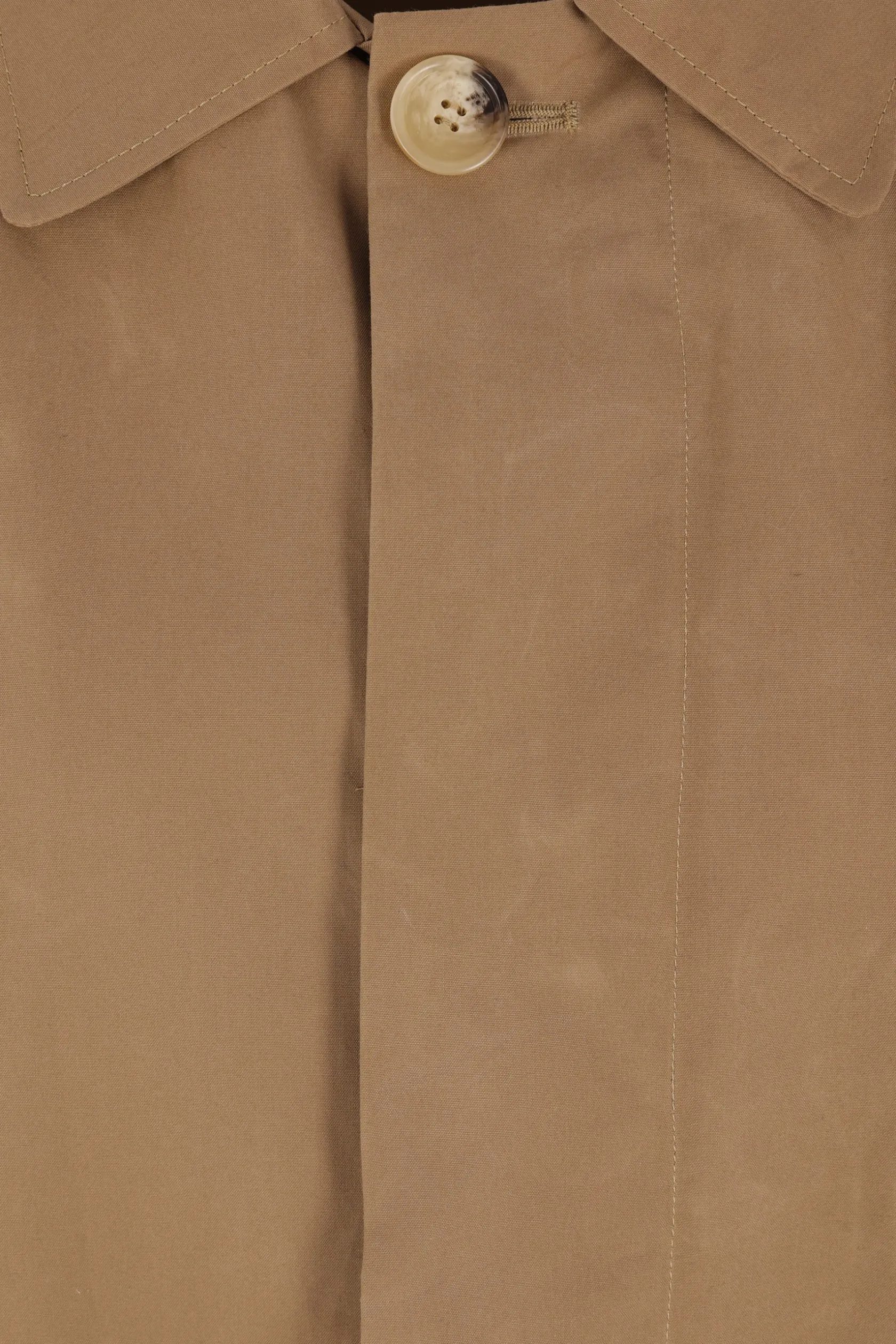 Capispalla>SIMONE ROCHA trench in cotone con ricamo Daisy Grigio