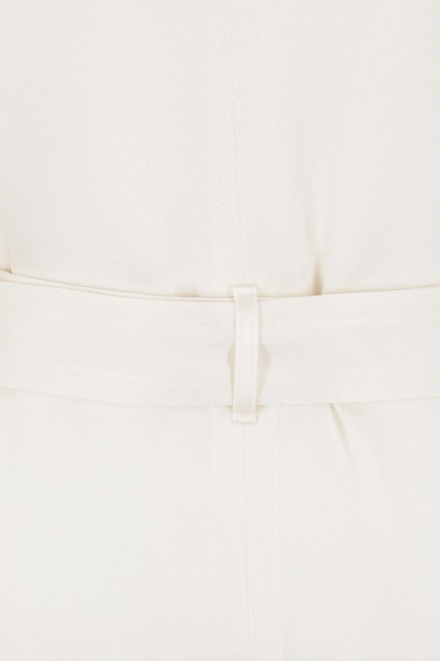 Capispalla>10 CORSO COMO trench monopetto in envers satin Bianco