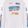 Topwear>MARTINE ROSE t-shirt a maniche lunghe in jersey Bianco