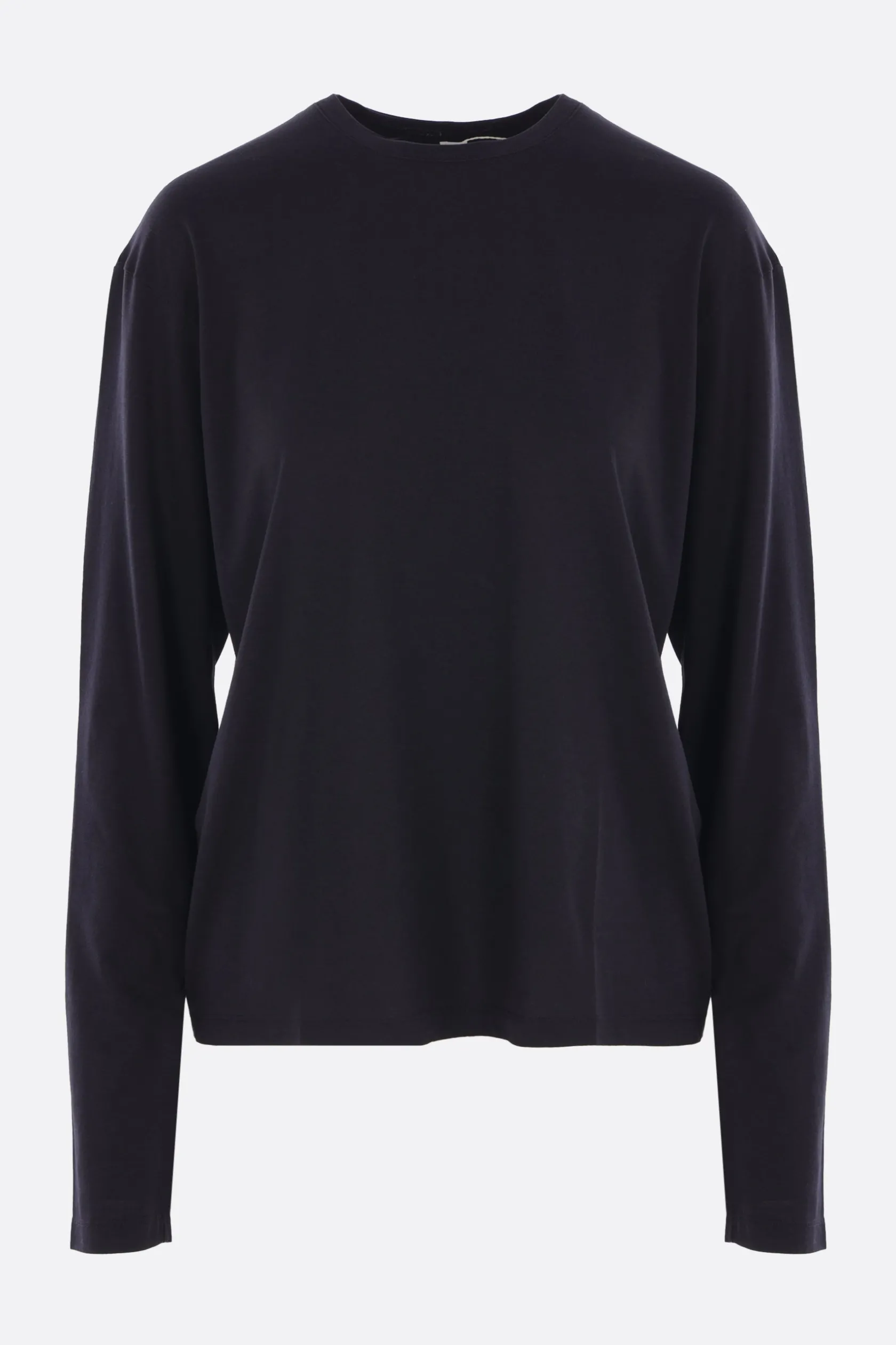 Topwear>TOTEME t-shirt a maniche lunghe in jerset Nero