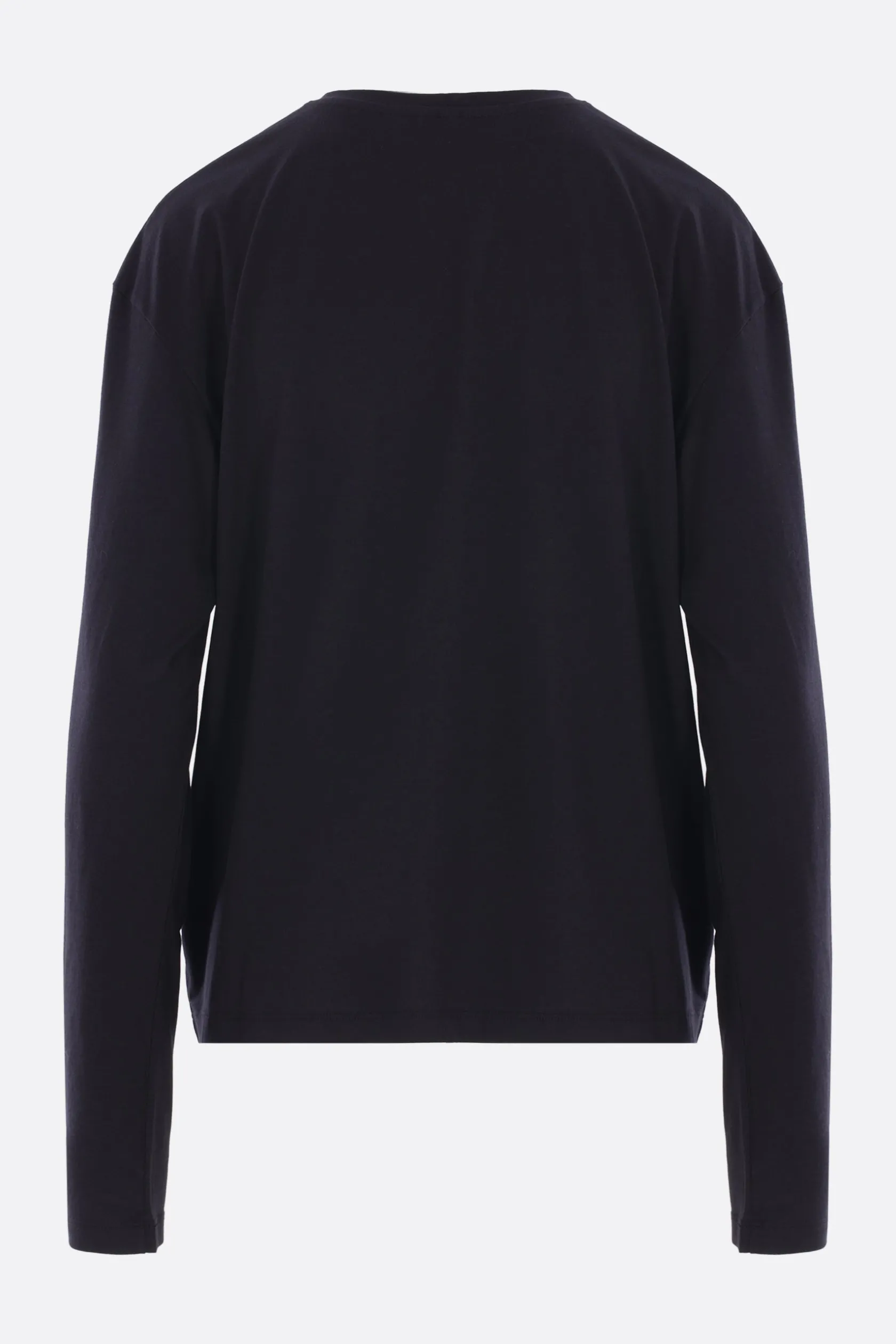 Topwear>TOTEME t-shirt a maniche lunghe in jerset Nero