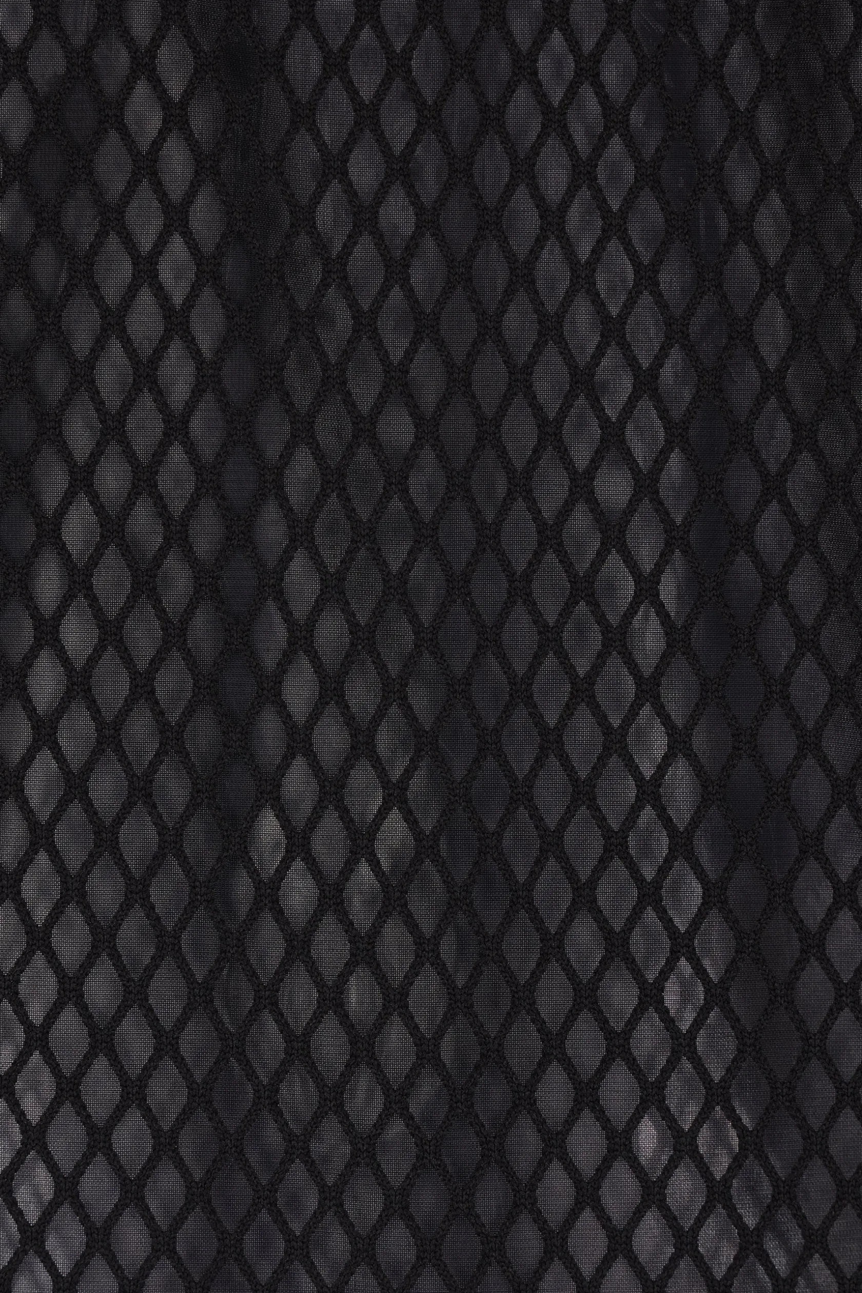 Topwear>COMME DES GARÇONS COMME des GARÇONS t-shirt a maniche lunghe in jersey e rete Nero
