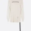 Topwear>RICK OWENS DRKSHDW t-shirt a maniche lunghe Jumbo in cotone Bianco
