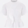 Topwear>CECILIE BAHNSEN t-shirt Ace in jersey Bianco