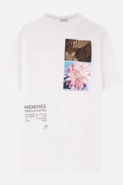Topwear>DRIES VAN NOTEN t-shirt Heer in cotone Bianco